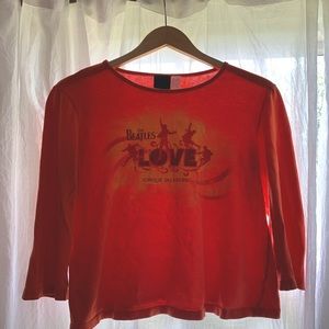 VINTAGE BEATLES CIRQUE DU SOLEIL LONG SLEEVE TEE!
